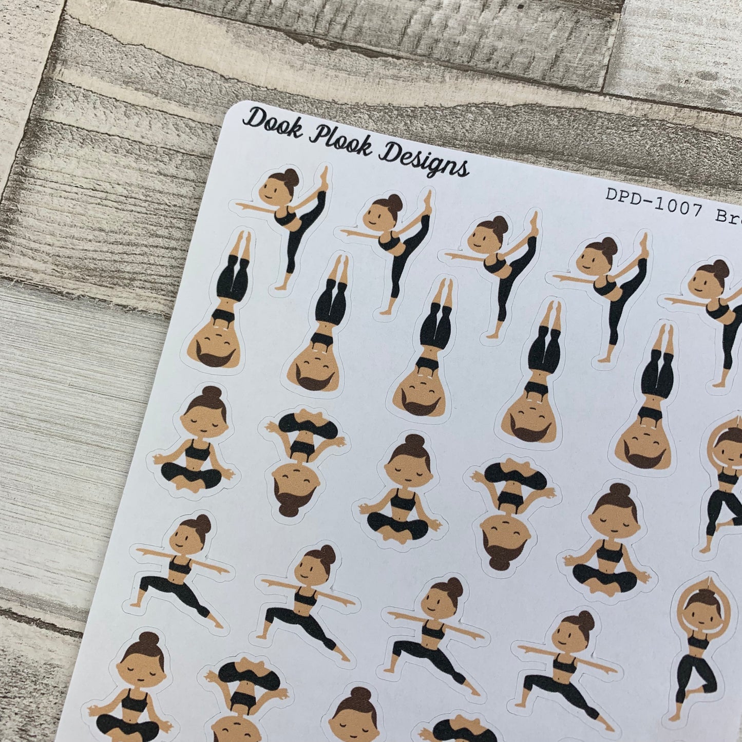 Yoga stickers (DPD1007)