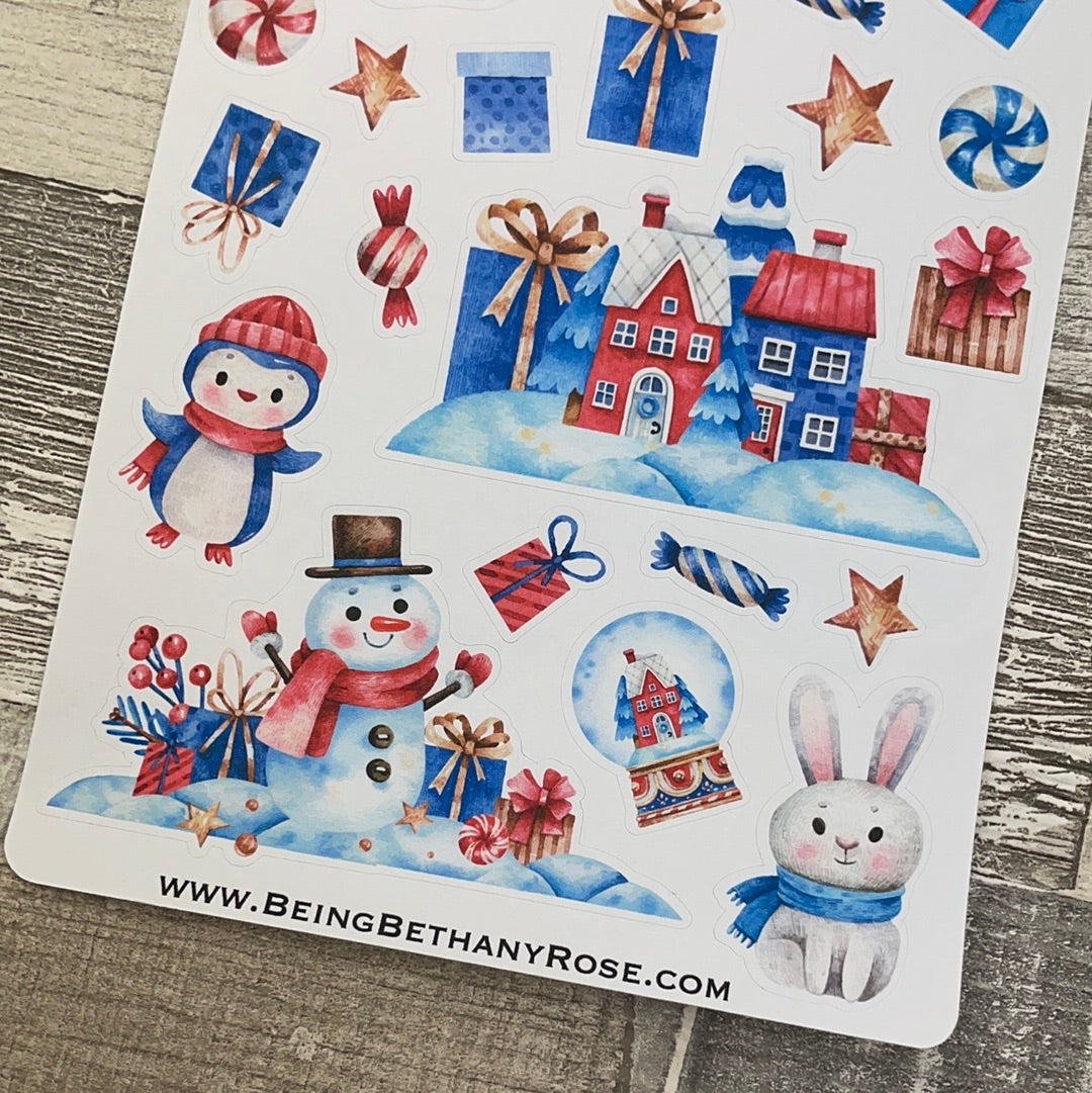 Christmas Scene stickers (DPD2348)