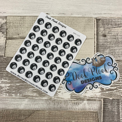 Pool / Magic 8 ball stickers (DPD123)