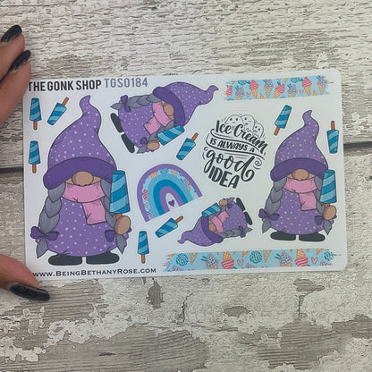 Kennedy Ice Cream Chip Gonk Stickers (TGS0184)