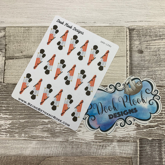 Clean make-up brushes sticker (DPD149)