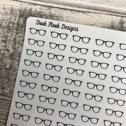 Tiny glasses stickers (Dinkies)(DPD-D002)