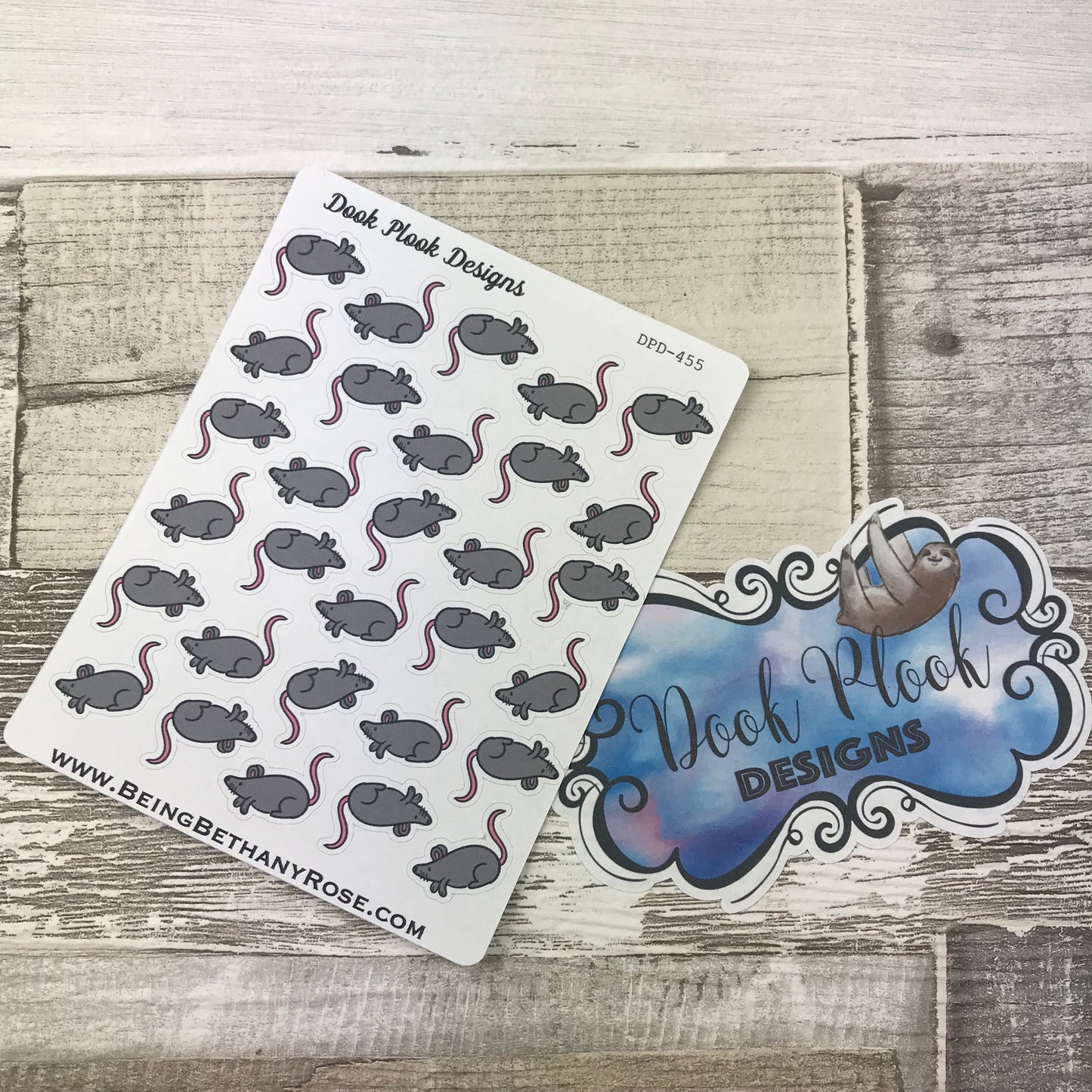 Cute rat stickers (DPD455)