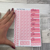 One sheet week planner stickers - Juliet Valentines (DPD2444)