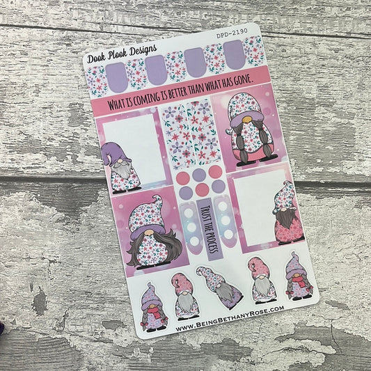 Pink Blossom Betty Box / Journal stickers (DPD2190)