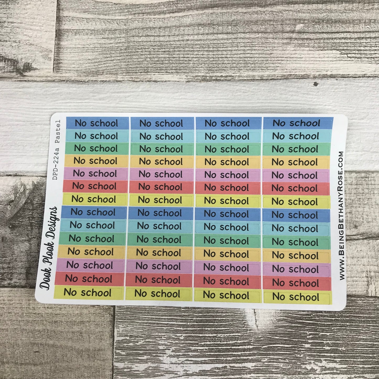 No school stickers (DPD1353)