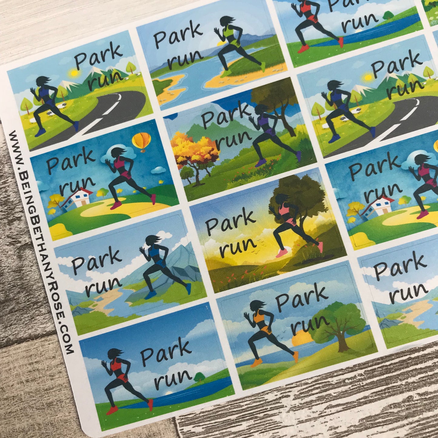 parkrun stickers (DPD431)