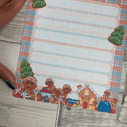 Erin Condren Month Note Pages (Gingerbread)