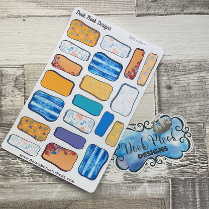 Freya Hand drawn box stickers (DPD2609)