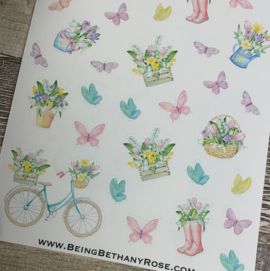 Watercolour Butterflies and Flowers (DPD2020)