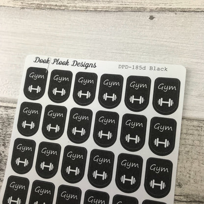 Gym workout stickers (DPD 185)