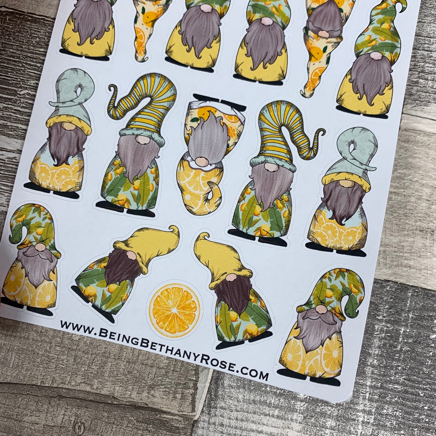 Lemon Gonk Character Stickers Mixed (DPD-1737)