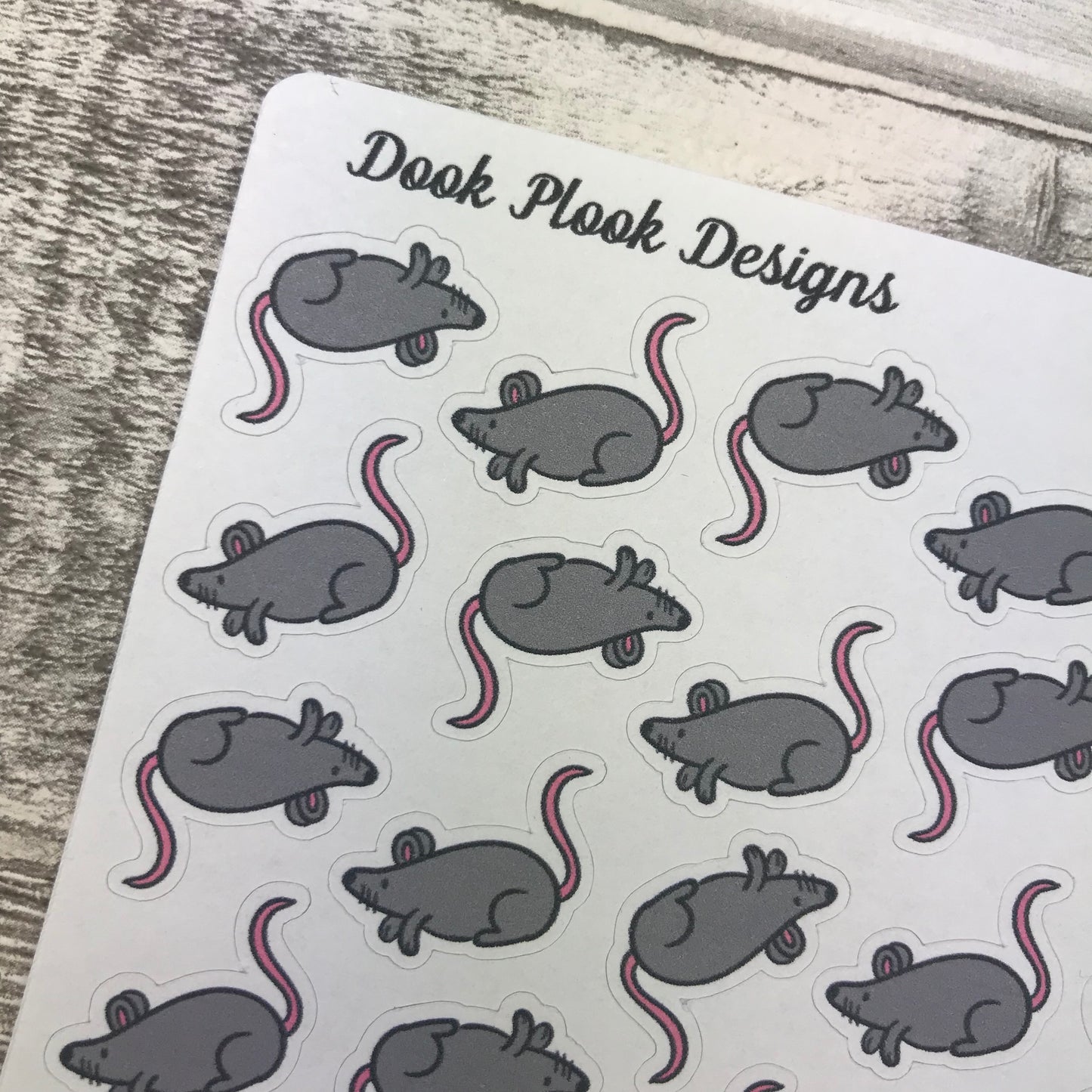 Cute rat stickers (DPD455)