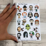 Halloween / Horror character stickers (DPD1481)