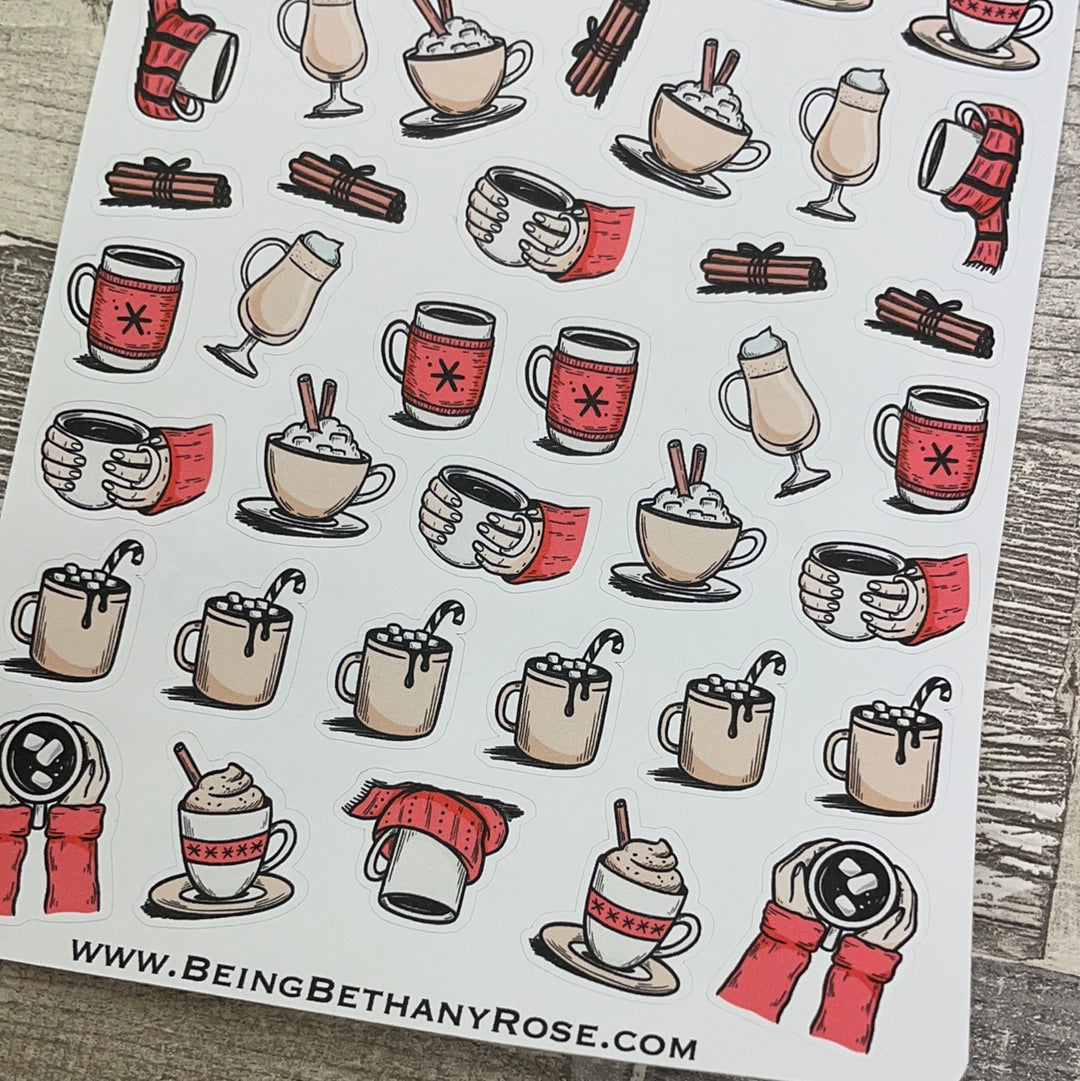 Christmas Drinks stickers (DPD2350)