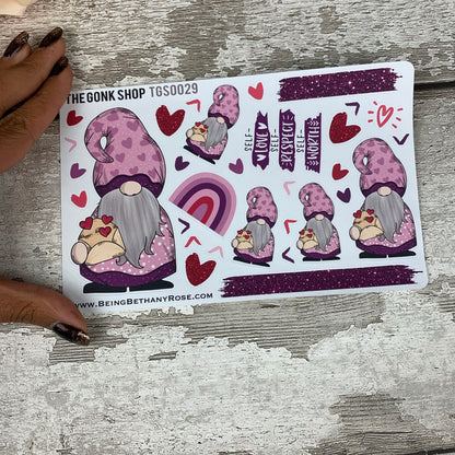 Purple Love Gonk Stickers (TGS0029)