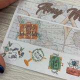 Travelling (can change month) Monthly View Kit for the Erin Condren Planners