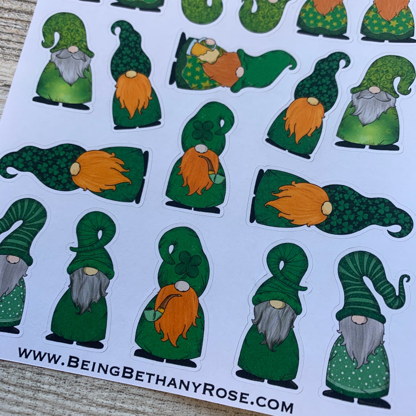 St Patricks Day Gonk Character Stickers (Mixed DPD-1619)