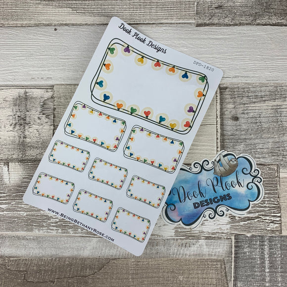 Christmas light box stickers - Large  (DPD1820)
