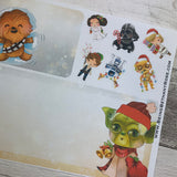 Erin Condren Month Dashboard Note Pages (Force Xmas)