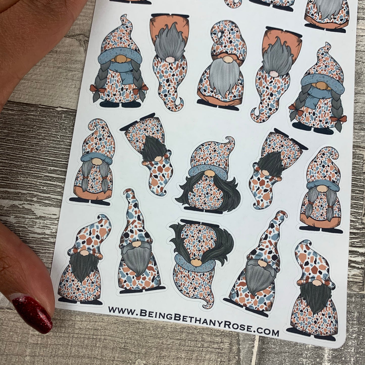 Terrazzo Gonk Stickers (DPD-1811)