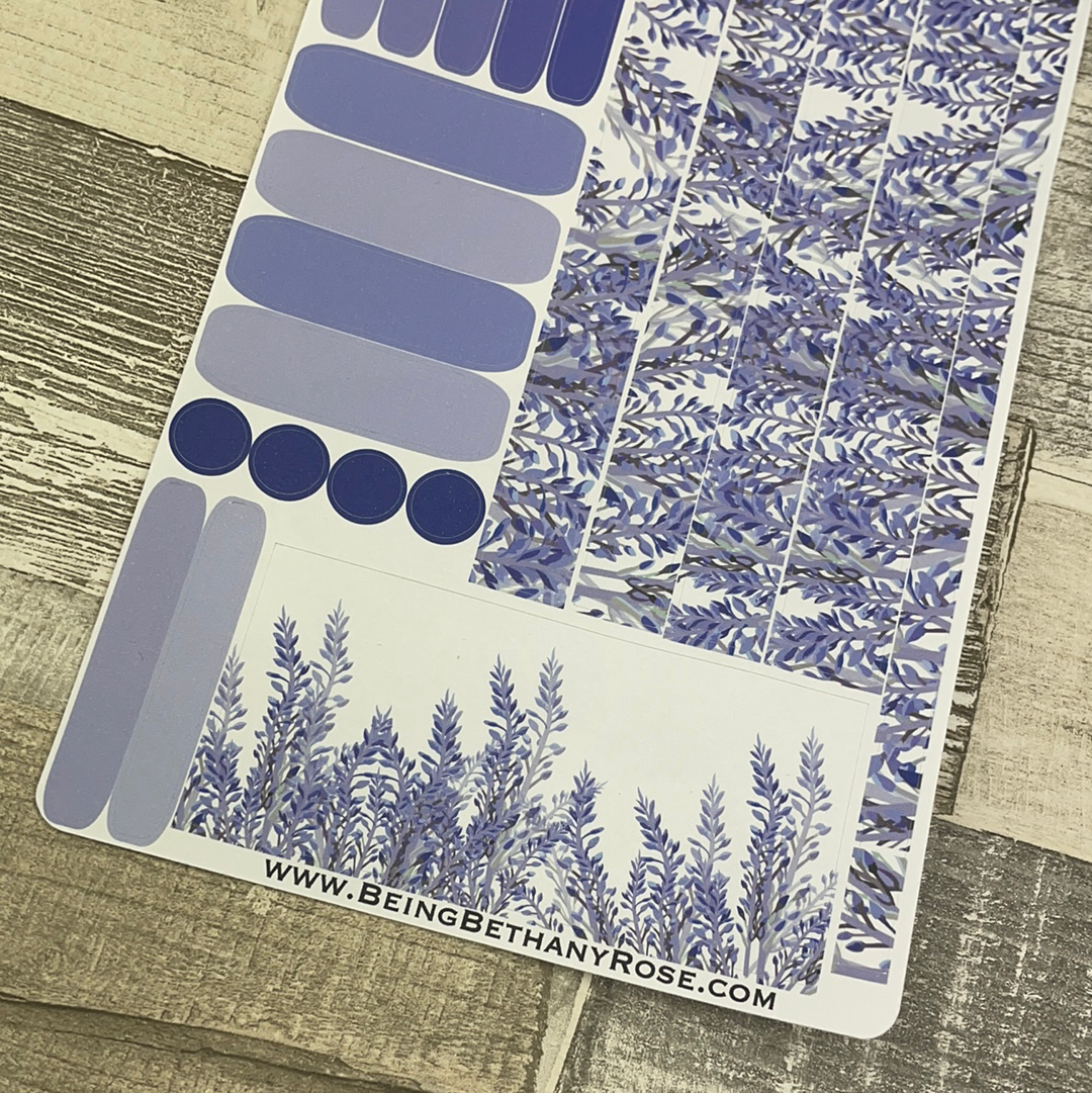 (0354) Passion Planner Daily stickers - Lavender