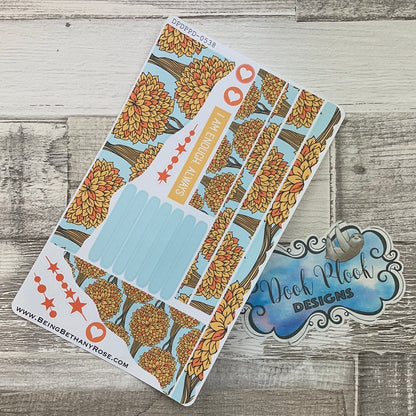 (0538) Passion Planner Daily Wave stickers - Autumn Tree