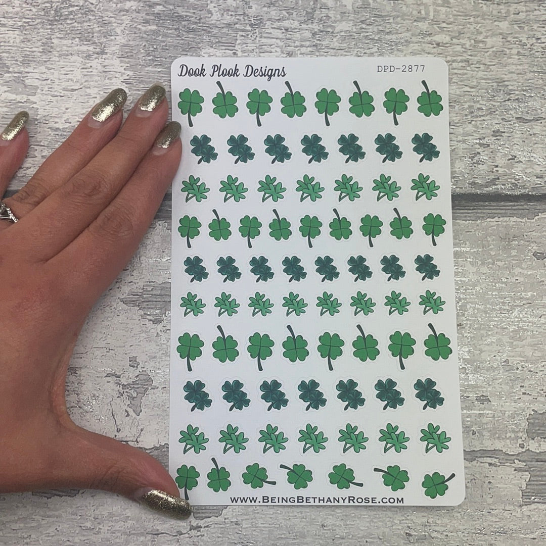 Shamrock (St Patricks Day) stickers (DPD2877)