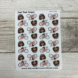 Black Woman - Bike Stickers (DPD1399)