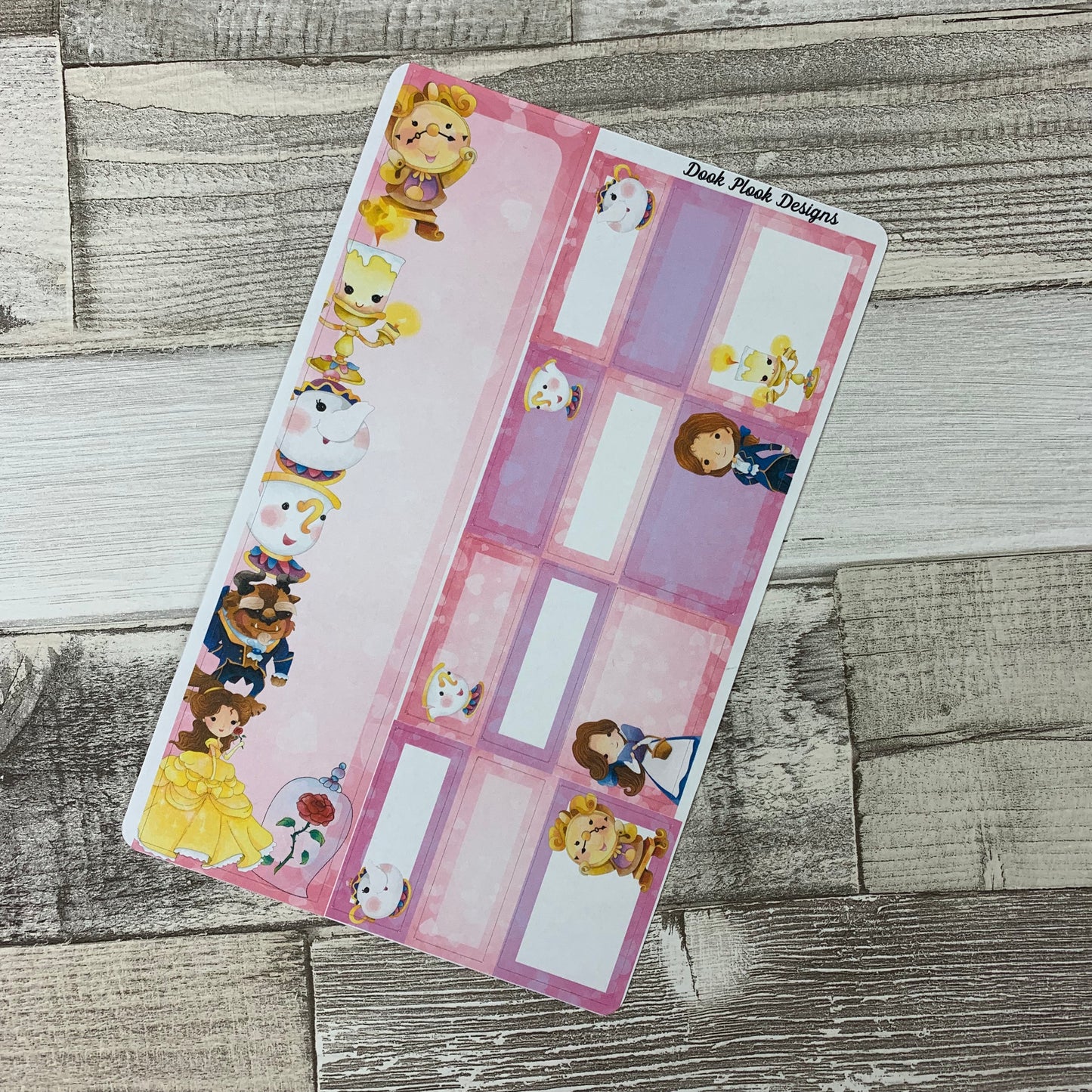 Beauty Monthly View Kit (can change month) for the Erin Condren Planners