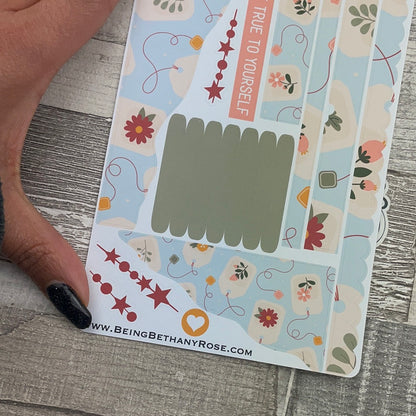 (0697) Passion Planner Daily Wave stickers - Tessa