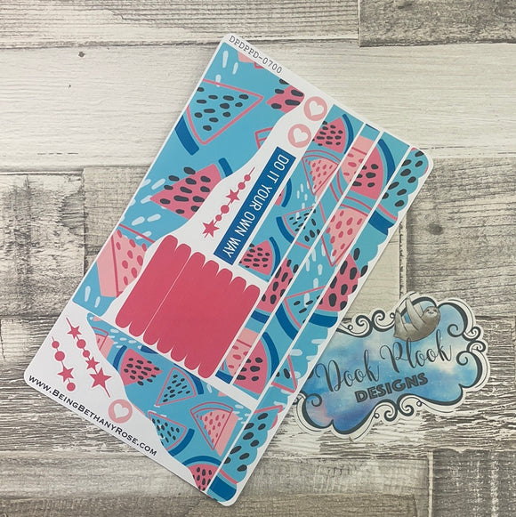 (0700) Passion Planner Daily Wave stickers - Mel