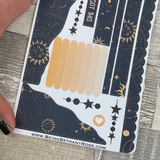 (0403) Passion Planner Daily Wave stickers - Constellations