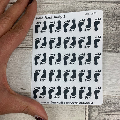 Footprint stickers (DPD1551)