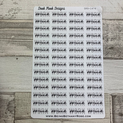 Word stickers - Work  (DPD1474)