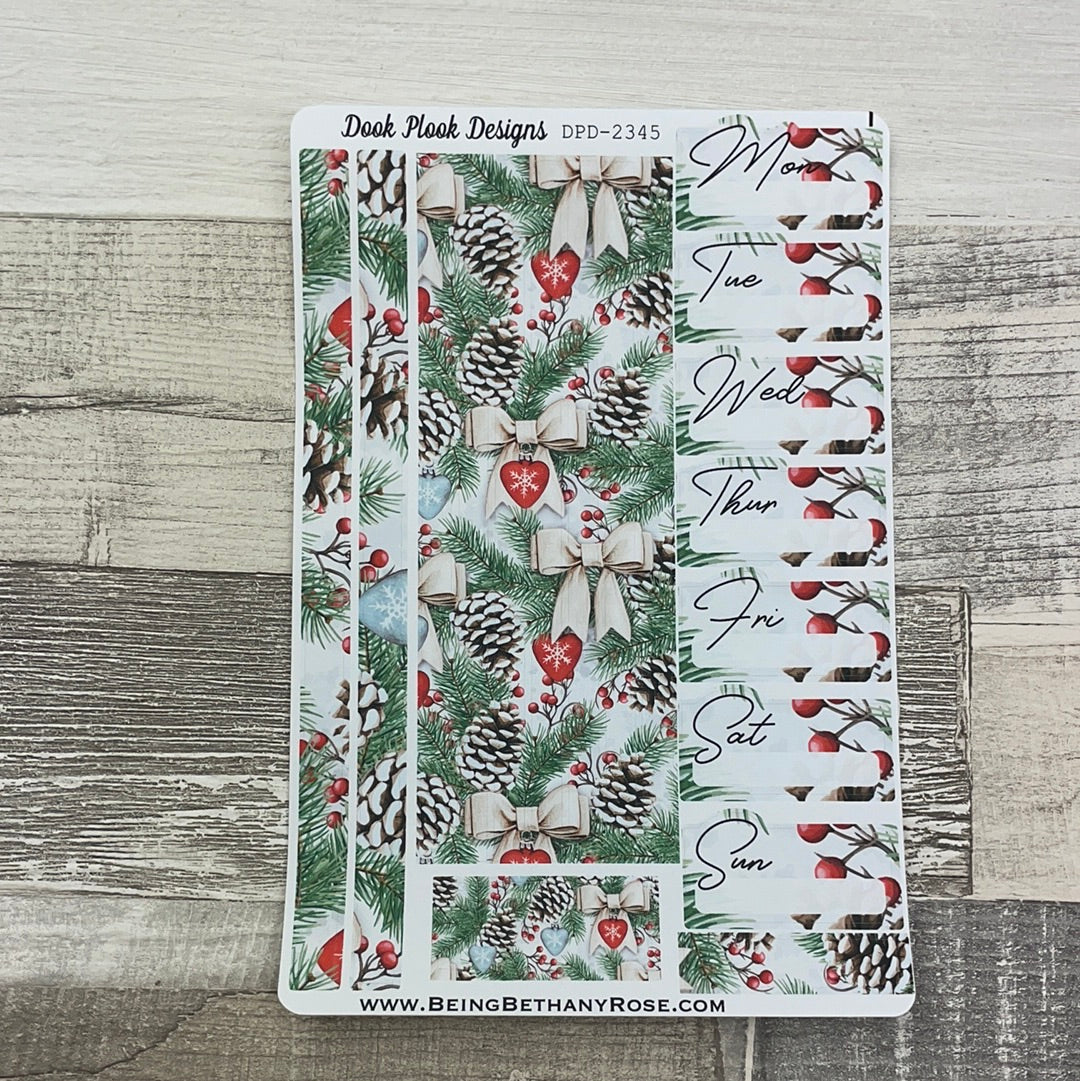 One sheet week medium passion planner stickers - Pine Cones (DPD2345)