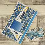 (0386) Passion Planner Daily Wave stickers - Bright Tiles