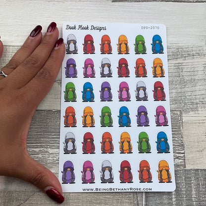 Rainbow Gonk Gretel small character stickers (DPD2070)