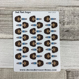 Black Woman - Nope Stickers (DPD1410)