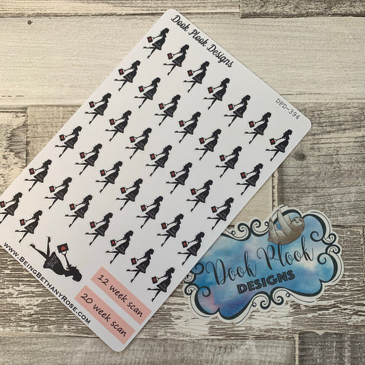 Pregnancy countdown stickers (DPD394)