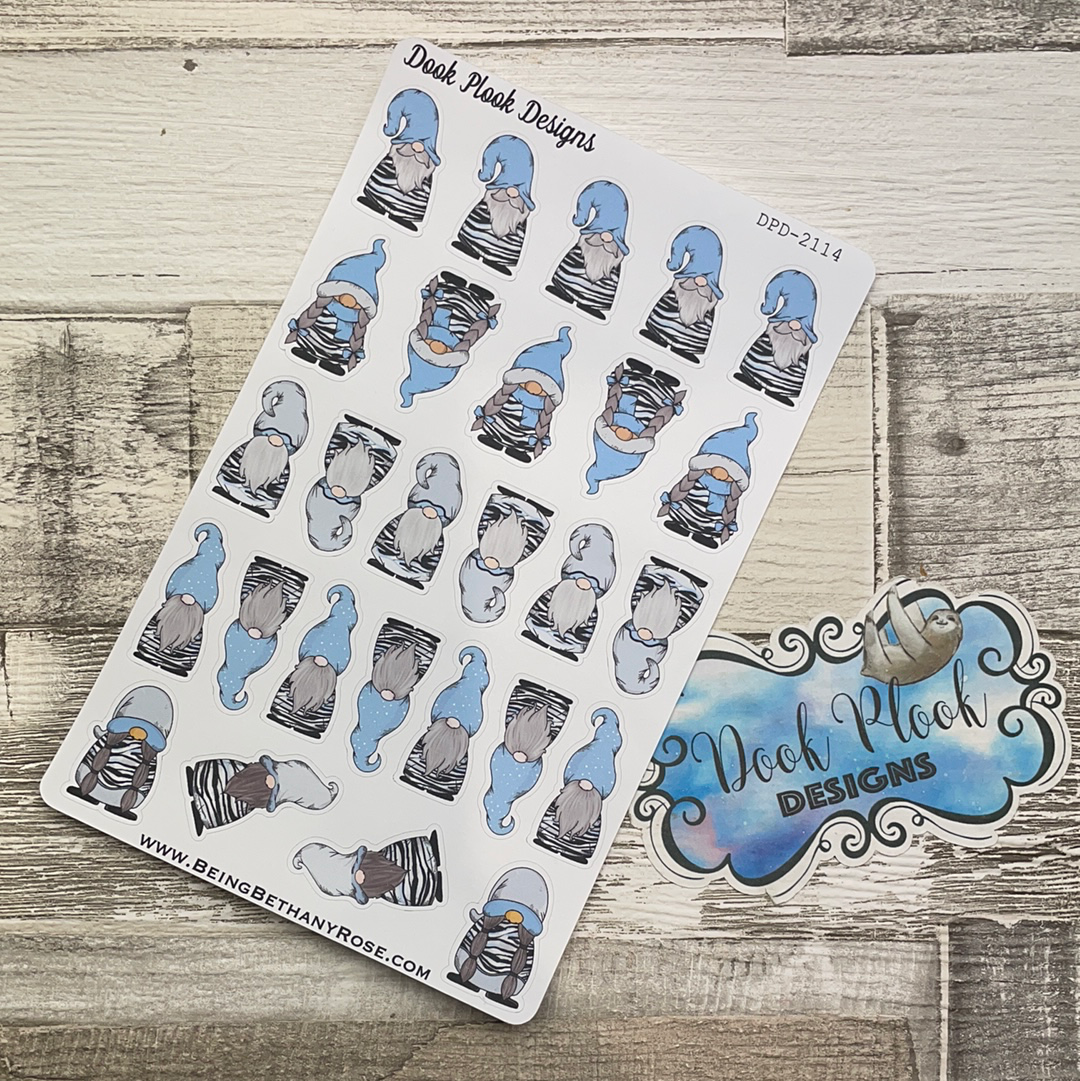 Blue Zebra Gonk Character Stickers Mixed (DPD-2114)