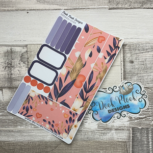 (0286) Passion Planner Daily stickers - Hearts and flowers