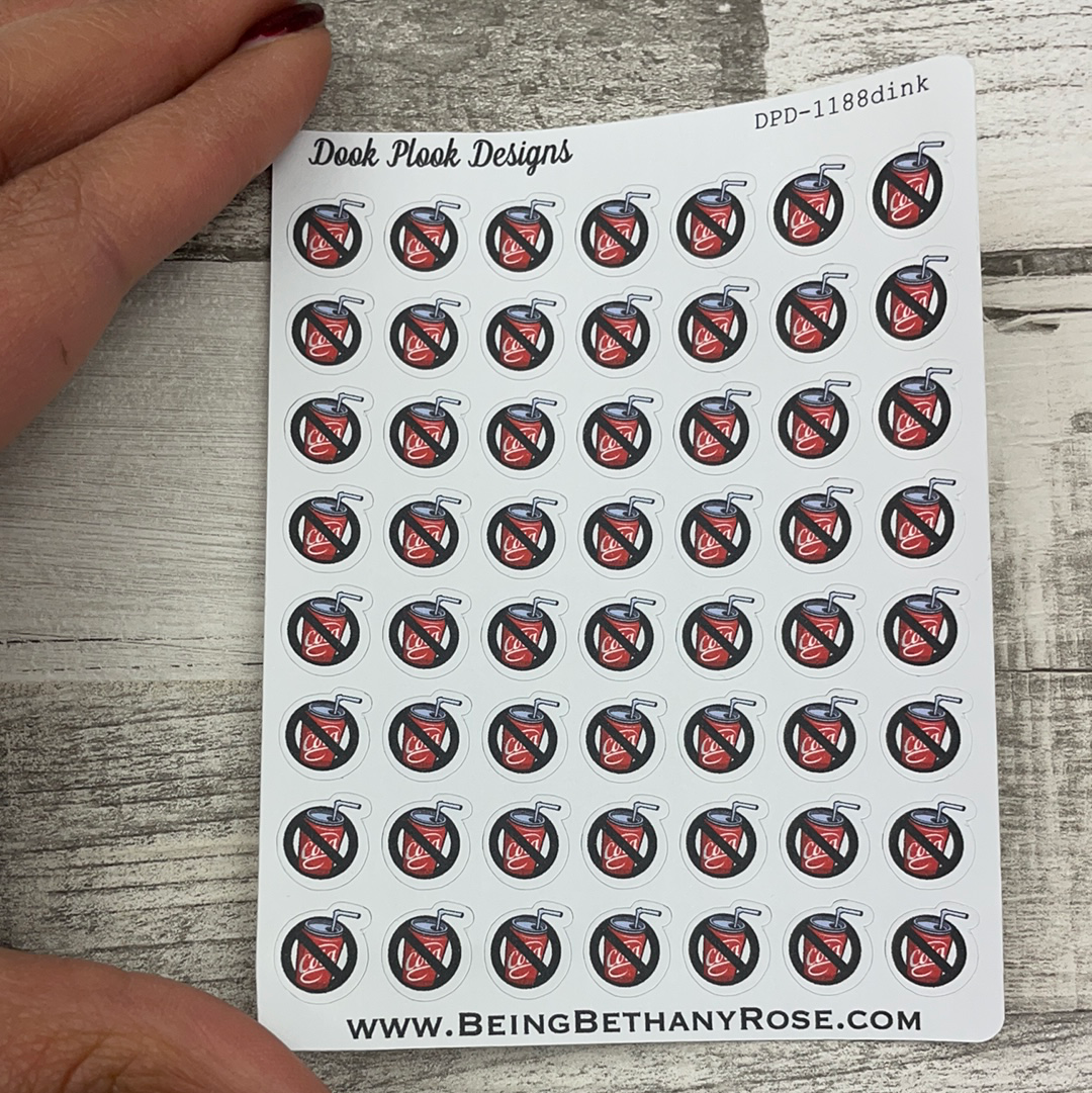 Coke / Soda / fizzy drink stickers  (DPD1187-88dink)