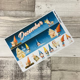Yuletide (can change month) Monthly View Kit for the Erin Condren Planners