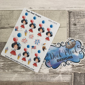 American Girl (Balloons) stickers (DPD1459)