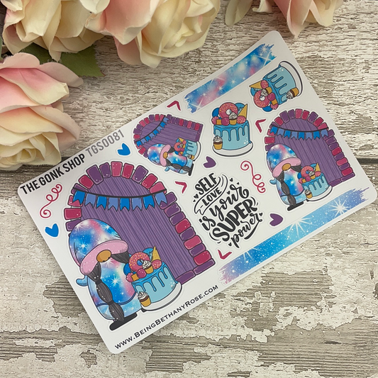 Birthday Door Gretel Gonk Stickers (TGS0081)
