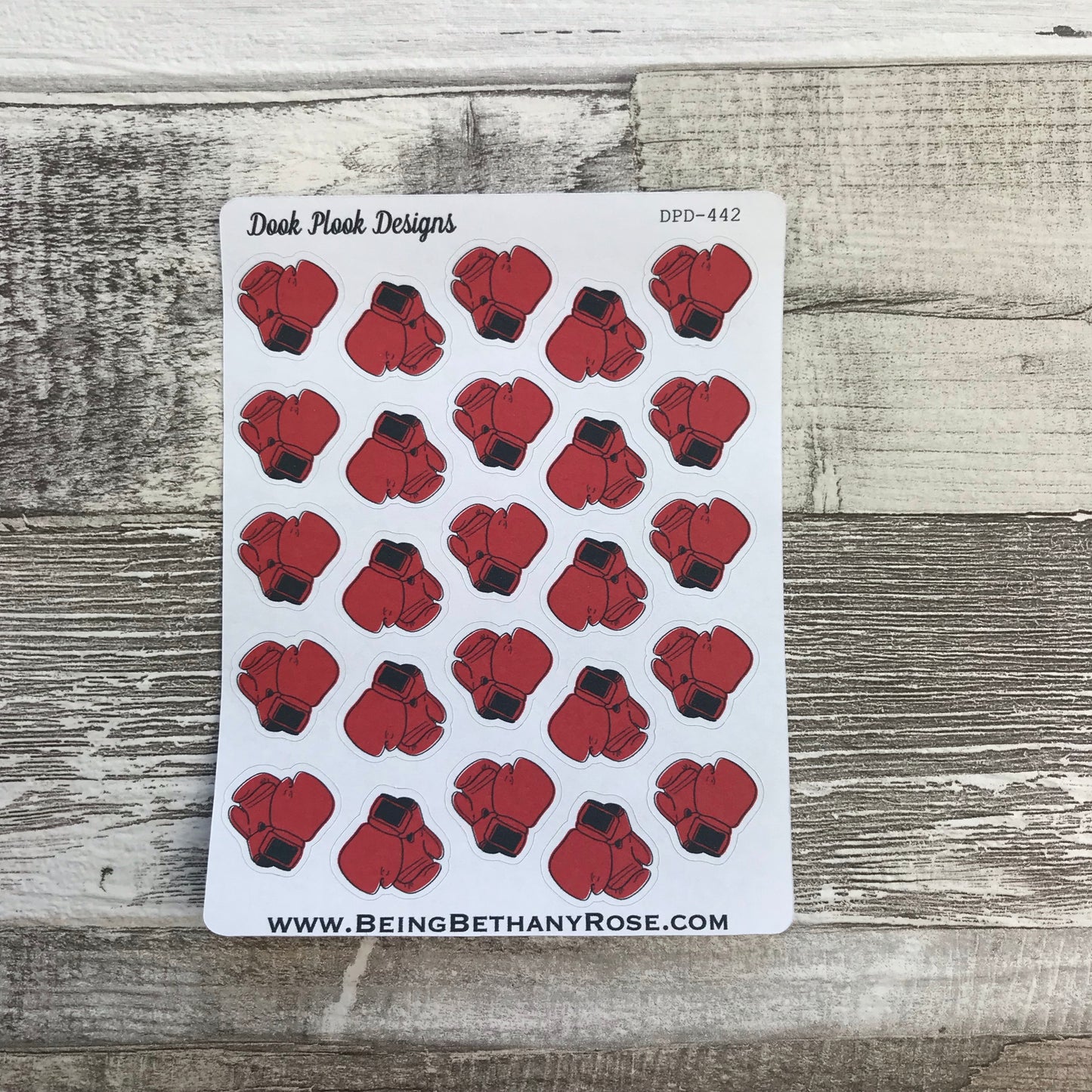 Boxing/boxercise stickers (DPD442)