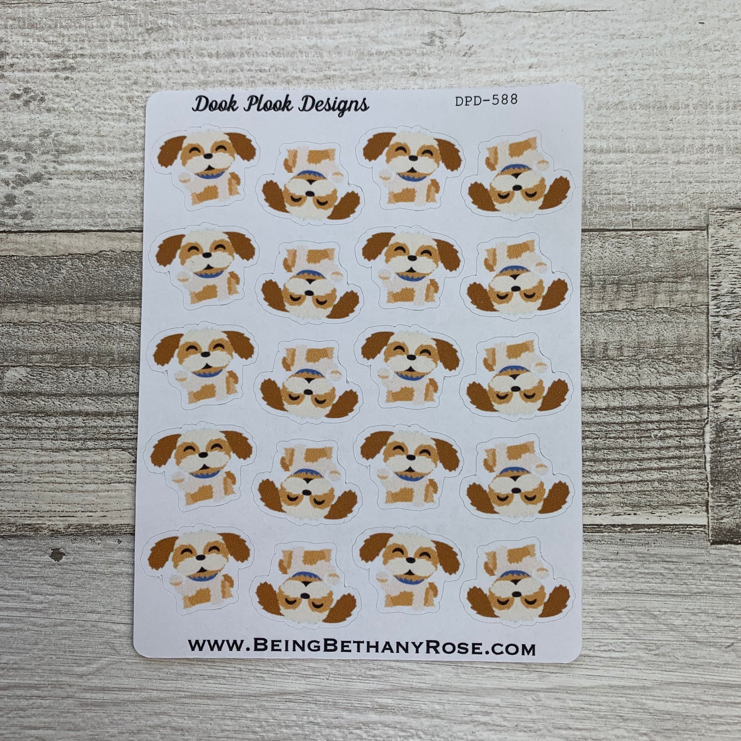 Shih Tzu stickers (DPD588)