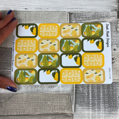 Lemon half box stickers (DPD1736)