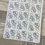 Date Box Gnorman Sticker (GFT-0067)